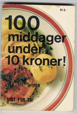 100 middager under 10 kroner!