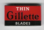 Barberblad. Gillette.
