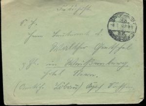 Feltpostbrev fra tidleg 1900