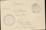 Tysk feltpostbrev fra 1915