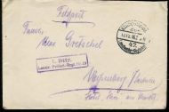 Feltpostbrev fra 1916