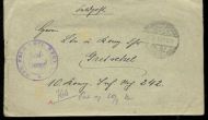 Feltpostbrev fra 1916