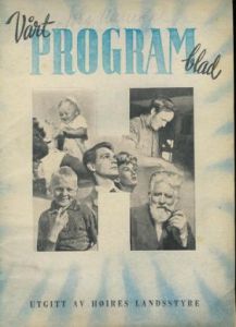 1952, Vårt Programblad, Utgitt av Høires Landsstyre