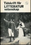 1982,nr 001, Tidskrift for Literatur-vitenskap