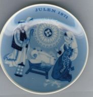 Porsgrunn juleplatte 1971